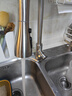 京东京造 厨房水龙头 抽拉式洗菜盆龙头 304不锈钢360°旋转冷热水3功能 实拍图