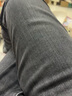 Lee【张凌赫代言】商场同款705标准锥形黑灰色男牛仔裤休闲潮流 黑灰色（裤长31） 28 实拍图