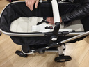 纽贝耳newber婴儿车 婴儿推车 婴儿车0-3岁用折叠可坐可躺带减震 可换向 黑白  遮阳防蚊罩+抑菌护脊睡板 实拍图
