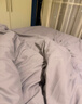 京东京造悦柔四件套 120g加厚冬季耐用磨毛A类床单被套床上四件套 1.8米科技灰 实拍图