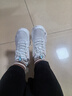 361°女鞋运动鞋女秋冬季新款皮面跑步鞋休闲通勤老爹品牌鞋子女旅游鞋 羽毛白/粉紫灰 38 (官方正品) 实拍图