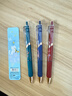 晨光（M&G）锦鲤国风K35按动中性笔0.5mm黑色速干弹头签字考试刷题笔外观随机AGPK3559 3支 实拍图