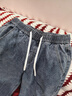 顶峰保罗（Dingfengbaoluo）美式牛仔裤男生春季直筒裤子宽松休闲阔腿长裤DFK24复古蓝XL 实拍图