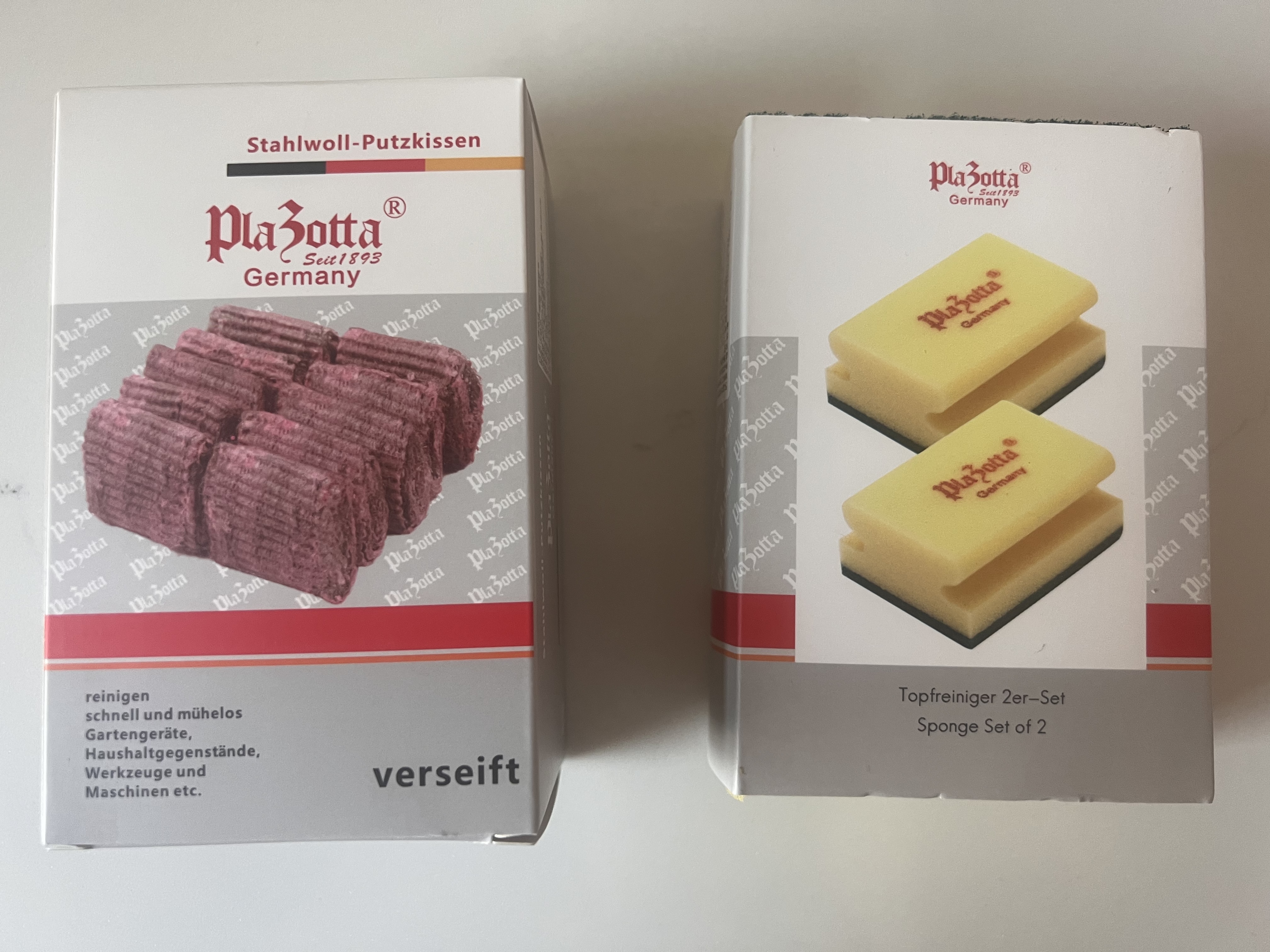 plazotta seit 1893德国 钢丝球厨房去污去油皂刷除油渍魔力擦抛光 清洁球锅刷含皂粉 买三盒领一盒（到手四盒40片） 实拍图