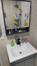 恋派浴室柜 陶瓷一体盆卫生间洗脸盆柜组合悬挂式洗漱台智能洗手盆柜 【普通镜柜】珠光灰+陶瓷盆 60cm 实拍图
