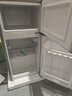 新飞冰箱小型租房用 一级能效冷 藏冷冻两用1-2人家用小冰箱 出租房双门电冰箱办公室两门 26年升级 76A128L一级能效【保鲜盒款】银 实拍图