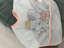 贝肽斯吃饭围兜防水防脏儿童反穿罩衣春秋长袖男女宝防污围裙 小象M 实拍图