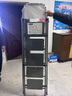 得力（deli）折叠梯家用安全人字梯室内伸缩梯多功能强承重五步登高扶梯灰色 实拍图