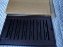 金镶玉 茶盘家用小号竹木茶具托盘茶海储水式棕中盛35*23*5.5cm 实拍图