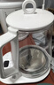 美的（Midea）养生壶大容量 煮茶器智能预约1.5L烧水壶 恒温煮茶壶 办公室电水壶 花茶壶 【易洁玻璃上盖】YS15P202 1.5L 实拍图