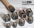 雅高桌椅脚垫大号方型 加厚耐磨凳子脚套防滑硅胶套防噪音方形16个装 实拍图