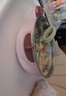 COOKSS儿童餐盘316不锈钢分格婴儿餐具辅食碗宝宝吸盘注水保温碗叉勺粉 实拍图