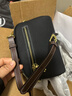 奥康（Aokang）包包女包牛皮轻奢风格时尚百搭斜跨单肩包生日新年情人节礼物 经典黑 实拍图