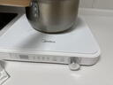 美的（Midea）家用电磁炉电陶炉电池炉2200W大功率猛火新型电磁灶一体微晶面板爆炒炒菜定时火锅炉MC-HGE22BF09 实拍图