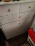 幻狐 （DREAM FOX ） 斗柜家用储物柜简约抽屉橱多层收纳柜客厅卧室多功能柜子 【五层六抽款】暖白色 实拍图