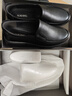 奥康（Aokang）官方春秋季流行商务休闲皮鞋男士舒适百搭一脚蹬鞋子男黑42码 实拍图