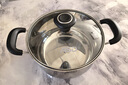 爱仕达（ASD）汤锅 304不锈钢小汤锅 蒸锅复底炖煮锅 20CM燃气电磁炉通用奶锅B1 实拍图