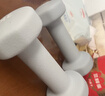 Keep哑铃彩色浸塑环保男女1-10kg家用健身器材全身塑形薄荷绿1.5kg*2 实拍图