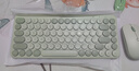 B.O.W航世 MK397DL无线蓝牙双模可充电键盘鼠标套装 静音轻薄ipad平板手机办公笔记本台式通用 清新绿 实拍图