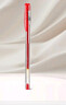 uni三菱 uni-ball UM-100红笔中性笔高颜值0.5mm红色签字笔商务学生考试刷题专用水笔水性笔 1支 实拍图