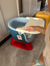 日康（rikang）宝宝餐椅 叫叫椅婴儿学坐椅多功能儿童吃饭餐桌 RK-X2009-1 蓝色 实拍图