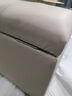 芸昉家用门口换鞋凳入户可坐式轻奢储物凳服装店长条沙发凳床尾收纳凳 浅灰色5511纳帕皮 長50*寛30*髙45cm 实拍图