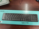 罗技（Logitech）MK220 键鼠套装 无线键鼠套装 办公键鼠套装  多媒体键鼠套装 带无线2.4G接收器 黑色 实拍图