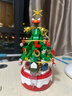 乖明星新年礼物儿童玩具男孩女孩生日礼兼容乐高积木拼装圣诞树八音乐盒 实拍图