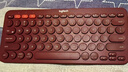 罗技（Logitech）时尚系列 K380 无线键盘 蓝牙办公键盘 女友 便携超薄键盘 笔记本键盘 红色 实拍图