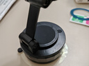 【包邮】2025新款真空滴胶吸盘磁吸手机支架多功能车载中控台防抖导航车内专用 黑色真空吸附 实拍图