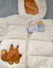 巴拉巴拉童装儿童羽绒服宝宝男女童2025冬装新款婴儿外套保暖上衣泡芙羽绒 奶白小松鼠10501-白鸭绒 80 （充绒量64g 适合9-12个月） 实拍图