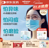 稳健医用外科口罩灭菌级 棉里层亲肤透气防花粉过敏性鼻炎保暖100只 实拍图