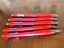 斑马牌（ZEBRA）子弹头中性笔0.5mm 真好系列 老师批改学生笔记标注签字笔 C-JJ3 红色 5支装 实拍图