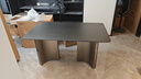德利丰岩板餐桌家用意式极简现代简约轻奢长方形黑色岩板餐桌高级感桌子 轻悦版-小号桌脚+全托底板 1.4米 单餐桌 实拍图