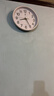 北极星（POLARIS）挂钟客厅静音钟表挂墙家用时钟现代简约大气石英钟26cm 实拍图