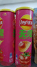 乐事（Lay's）无限薯片 鲜浓番茄味 104克*2罐 208克 休闲零食 膨化食品 实拍图