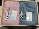 金号 米菲A类纯棉绣花面巾2条装毛巾礼盒 柔软吸水 72*34cm 含手提袋 实拍图