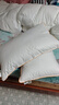京东京造雪花枕 限选100%鹅腹小朵雪花毛蓬松枕头男女颈椎枕芯羽毛羽绒枕 实拍图