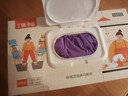 乌斯京丁晴手套 100只/盒中码一次性手套丁腈厨房食品级紫色橡胶手套 实拍图