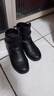 啄木鸟真皮妈妈棉鞋女冬加绒靴子女士短靴软底防滑羊毛皮鞋中老年女鞋子 黑色(加绒) 41 实拍图