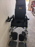 德伴电动轮椅老年人全自动轻便可折叠旅行残疾专用智能可躺代步YLB-W 【后躺+抬腿】语音播报+远程遥控 铅酸12A 实拍图
