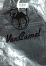 西域骆驼（VANCAMEL）牛仔裤男宽松直筒休闲韩版垂感阔腿九分裤子男牛仔长裤 黑灰 XL 实拍图