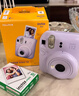 INSTAX富士instax立拍立得 一次成像相机 mini12精美礼盒 鸢尾骑士 含10张fafa花边相纸 实拍图