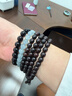 石玥珠宝精品乌金天然黑曜石手串本命年转运珠佛珠水晶手链男女士款 10mm 实拍图