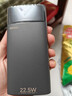 remax【3C认证】22.5W快充20000毫安充电宝自带线移动电源可上飞机PD20W适用苹果17小米华为荣耀手机黑 实拍图