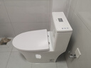 九牧（JOMOO）马桶脲醛抗菌虹吸式大冲力超一级水效节水马桶易洁无棱坐便器 脲醛抗菌大冲力节水马桶11558 305/300mm 实拍图