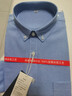 新款跨境男装衬衫条纹休闲钮扣领开衫全棉牛津纺长袖加大衬衣 CX518长袖衬衫男装衬衣 42 实拍图