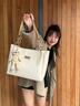 爱情海牛皮包包女包托特包大容量单肩高端品牌生日情人节礼物送女友老婆 实拍图