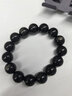 玉致天然金曜石手串猫眼黑曜石手链带证书男女寓意补水带证 珍藏双金线猫眼款-14mm珠径（大气男款） 实拍图