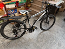 金武端自行车成人山地车公路赛车单车骑行变速超轻越野中学生初中青少年 顶配版-辐条轮-黑白色 24寸21速 实拍图